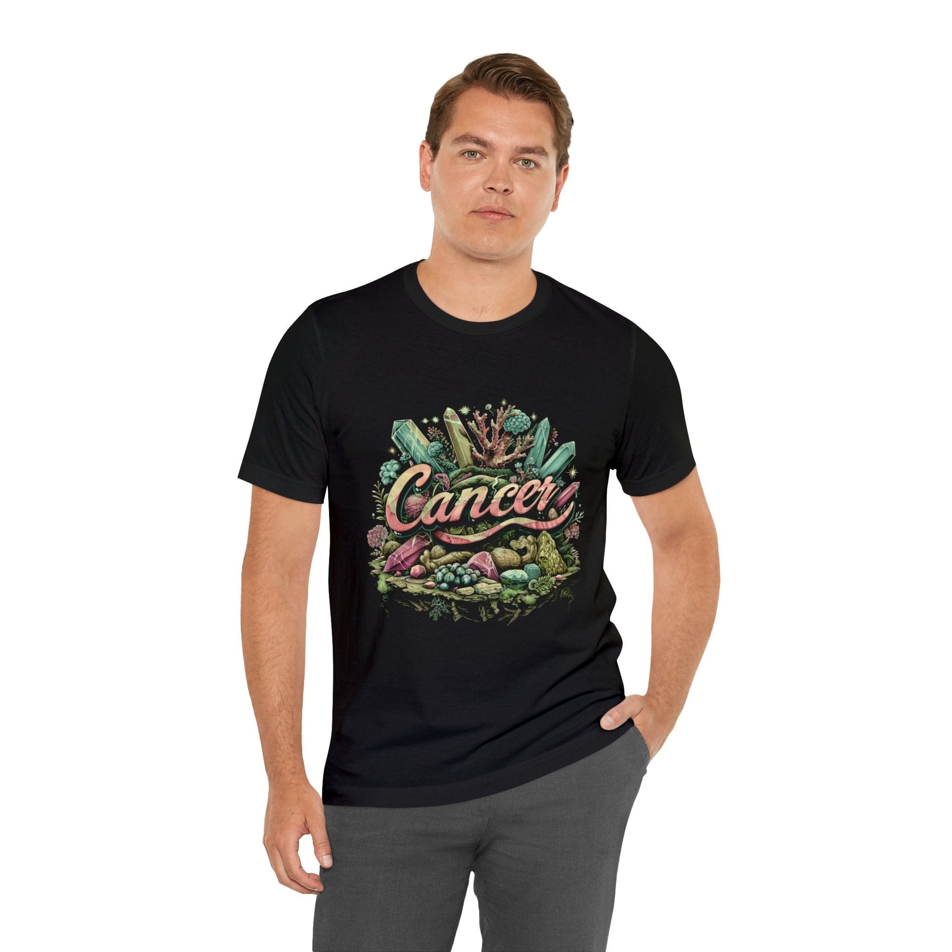 T-Shirt Cancer Healing Crystals T-Shirt: Embrace Your Nurturing Essence