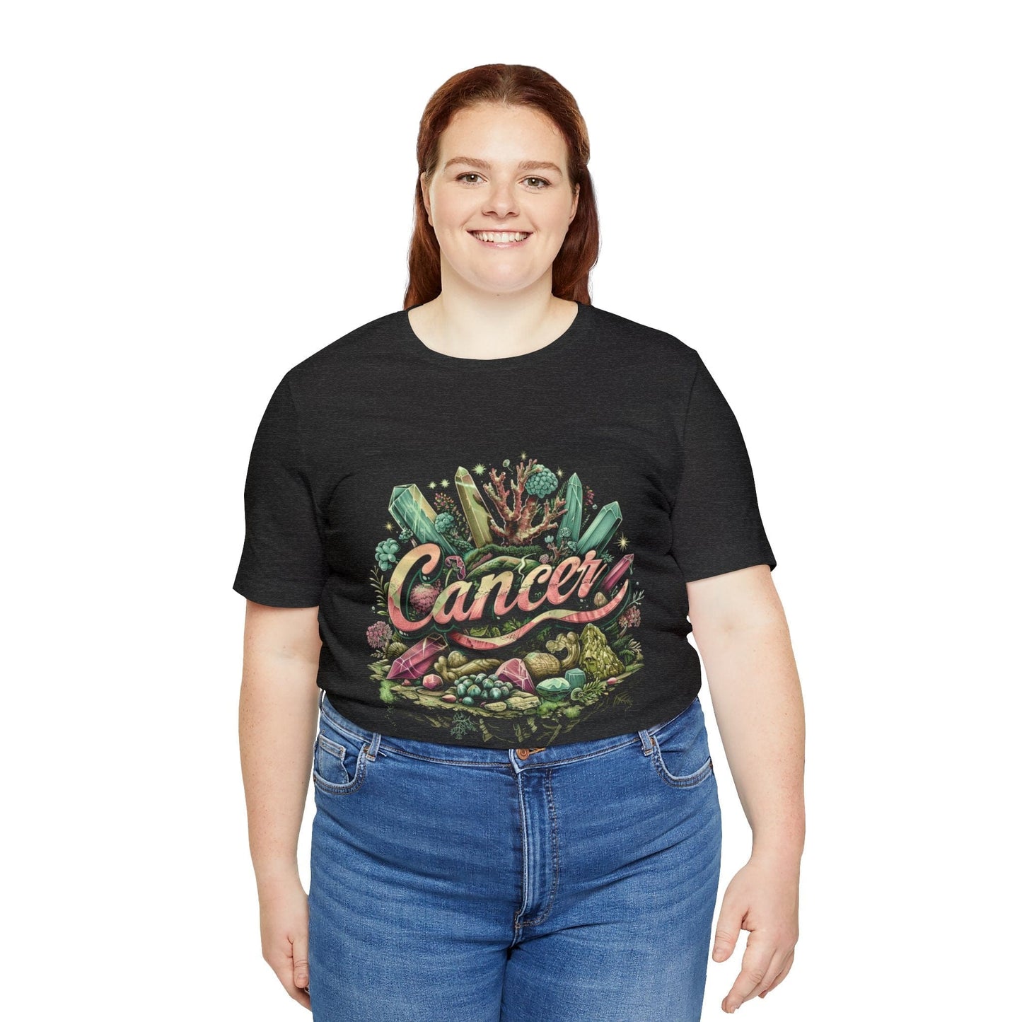 T-Shirt Cancer Healing Crystals T-Shirt: Embrace Your Nurturing Essence