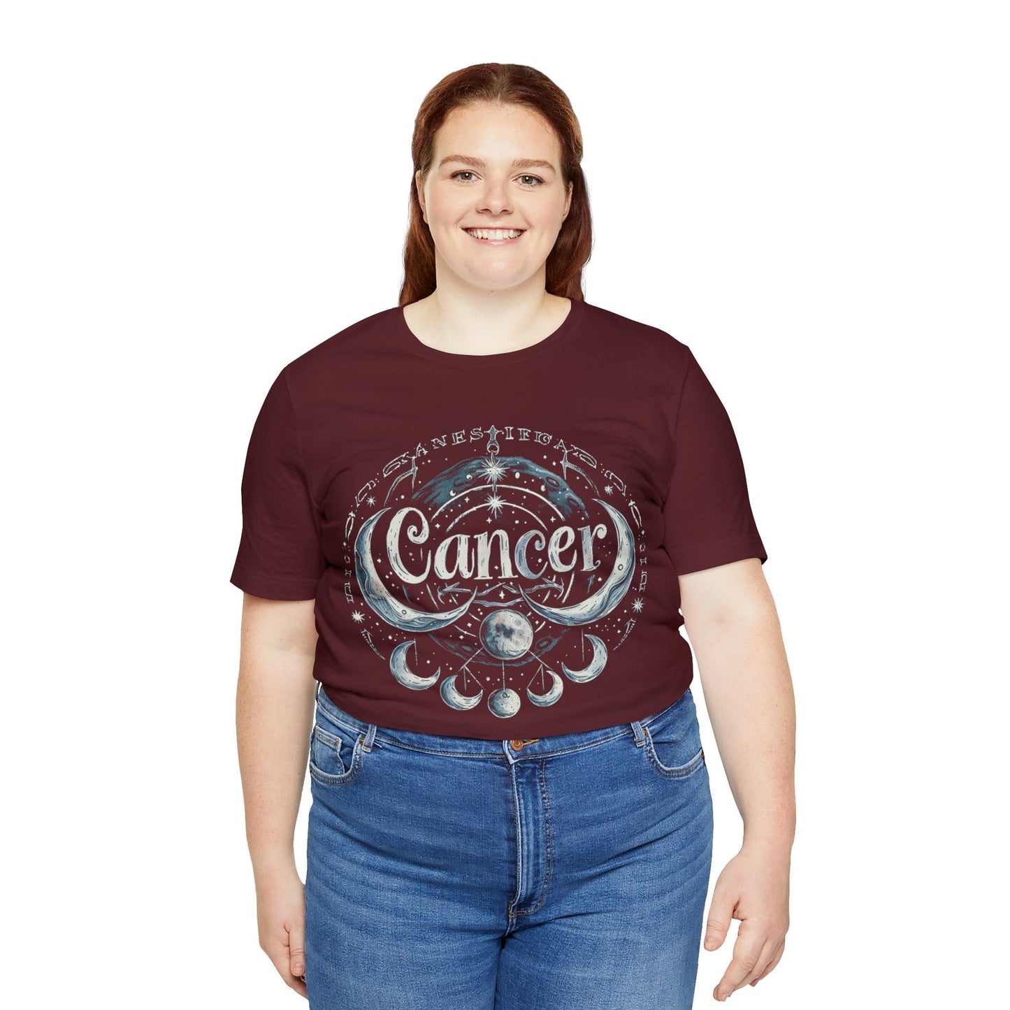 T-Shirt Cancer Lunar Essence T-Shirt: A Journey Through Moonlit Mystique
