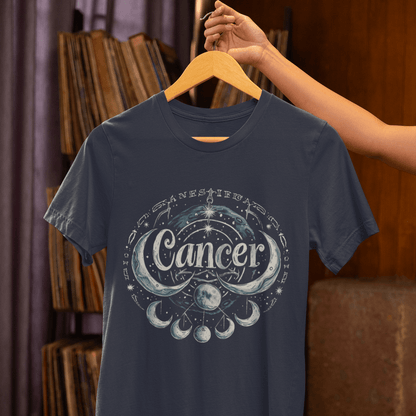 T-Shirt Cancer Lunar Essence T-Shirt: A Journey Through Moonlit Mystique