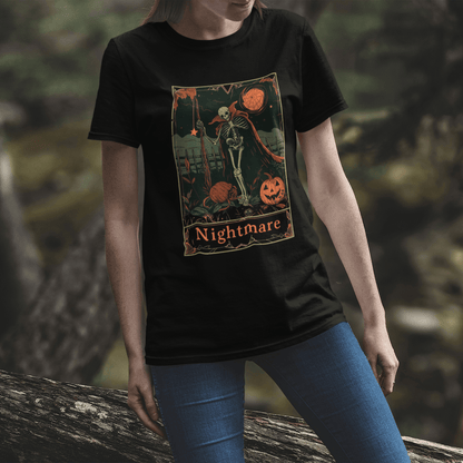 T-Shirt Cancer Nightmare Skeleton T-Shirt  - Halloween Limited Edition