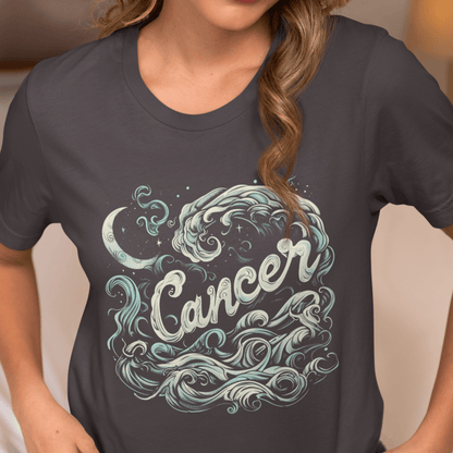 T-Shirt Cancer Oceanic Dreams T-Shirt: Tide of Intuition