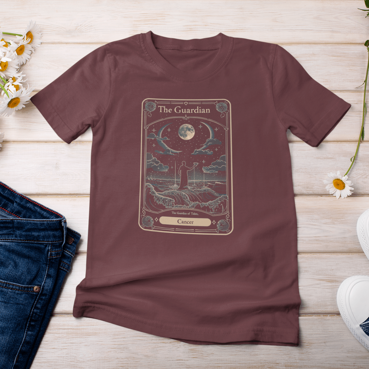 T-Shirt Cancer Tarot Card Guardian T-Shirt