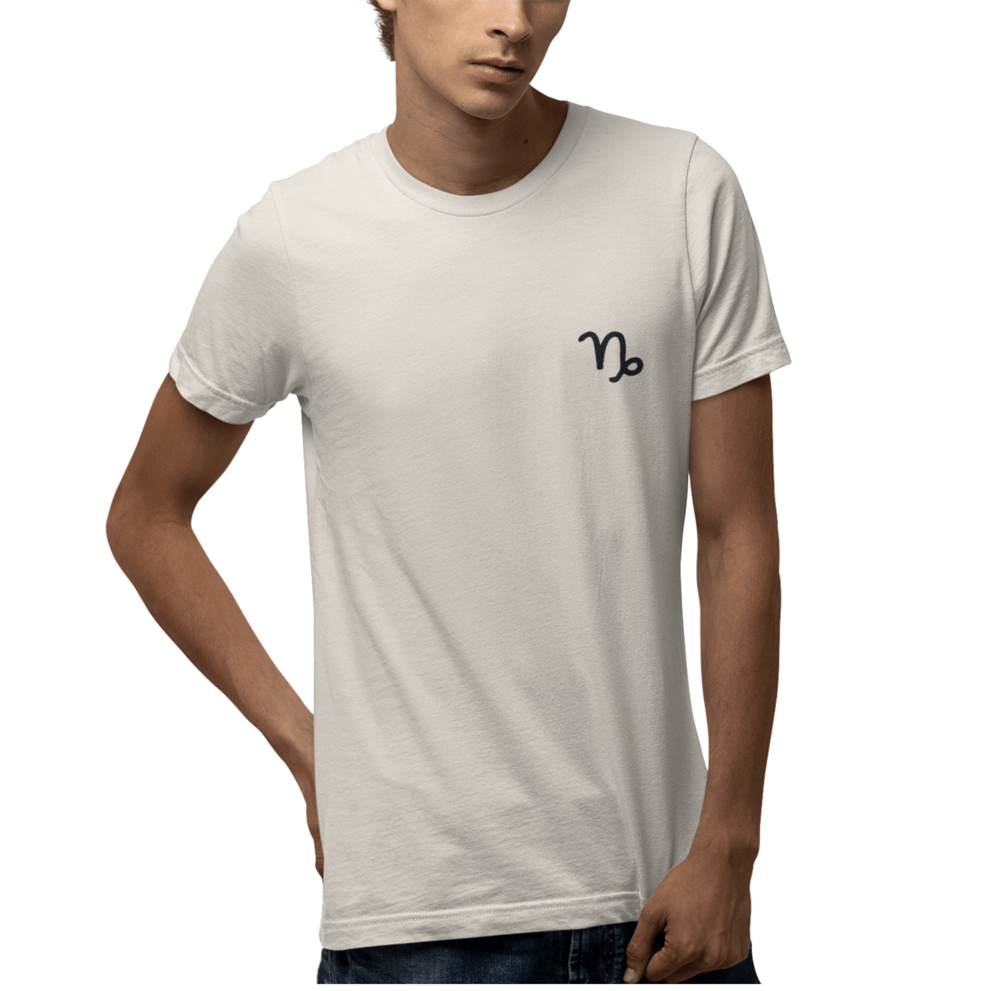 T-Shirt Capricorn Mountain Glyph T-Shirt: Peak Style for the Determined Climber