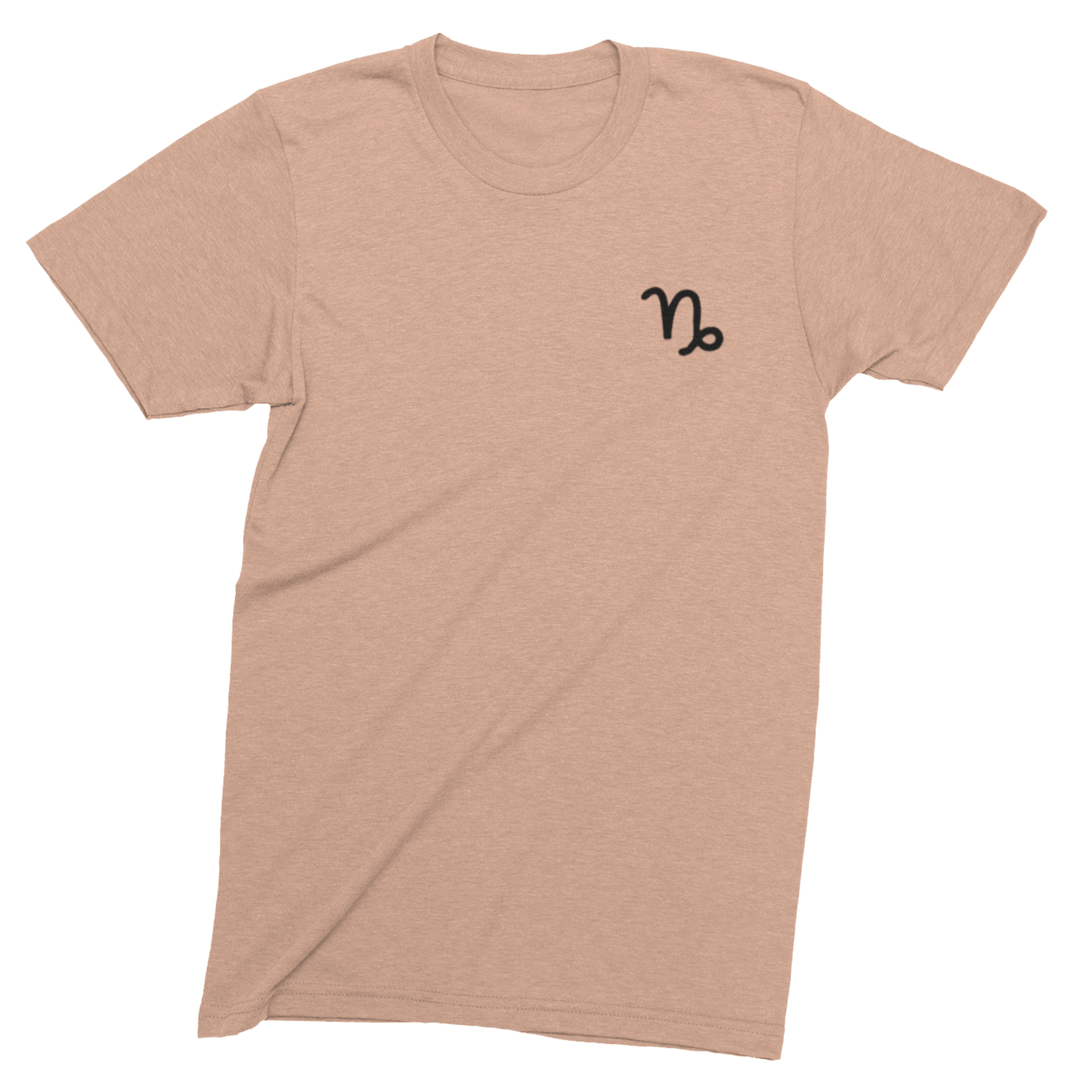 T-Shirt Capricorn Mountain Glyph T-Shirt: Peak Style for the Determined Climber