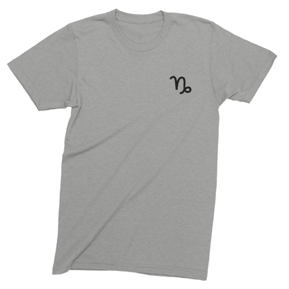 T-Shirt Capricorn Mountain Glyph T-Shirt: Peak Style for the Determined Climber