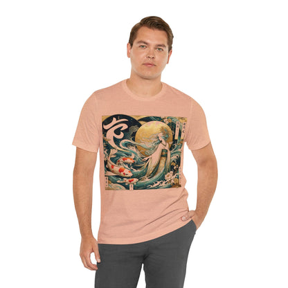 T-Shirt Celestial Maiden Koi: Nihonga Virgo T-Shirt