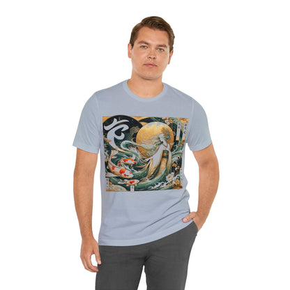 T-Shirt Celestial Maiden Koi: Nihonga Virgo T-Shirt