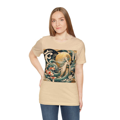 T-Shirt Celestial Maiden Koi: Nihonga Virgo T-Shirt