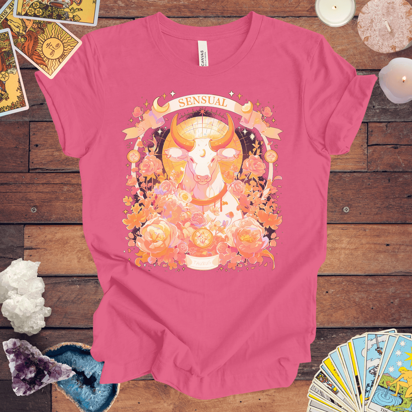 T-Shirt Charity Pink / S Taurus Sensuality: Venus Astrology Edition T-Shirt