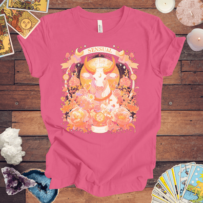 T-Shirt Charity Pink / S Taurus Sensuality: Venus Astrology Edition T-Shirt