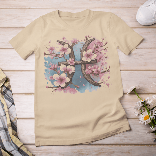 T-Shirt Cherry Blossom Pisces T-Shirt