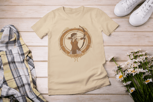 T-Shirt Cosmic Archer Sagittarius TShirt: Navigating Life with Zodiac Precision