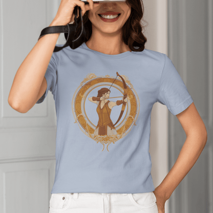 T-Shirt Cosmic Archer Sagittarius TShirt: Navigating Life with Zodiac Precision