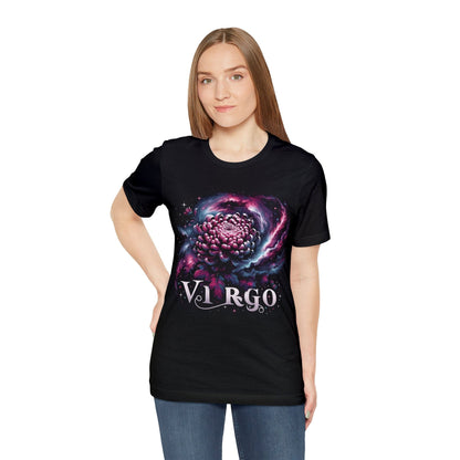 T-Shirt Cosmic Bloom: Virgo Floral Nebula T-Shirt