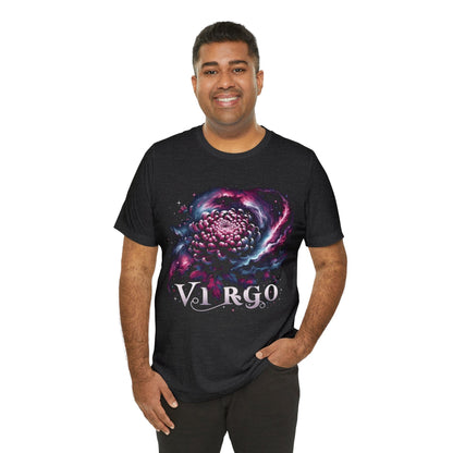 T-Shirt Cosmic Bloom: Virgo Floral Nebula T-Shirt