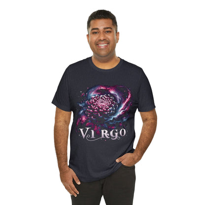 T-Shirt Cosmic Bloom: Virgo Floral Nebula T-Shirt