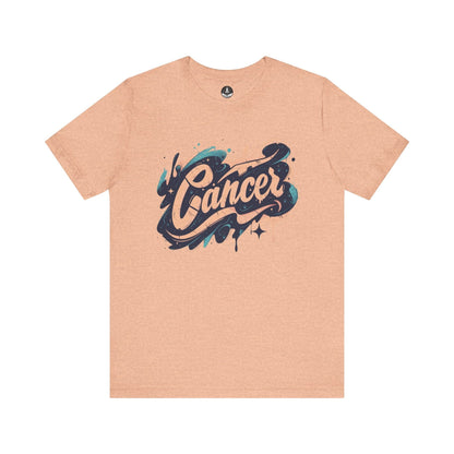 T-Shirt Cosmic Splash Cancer TShirt: Emotions in Hues