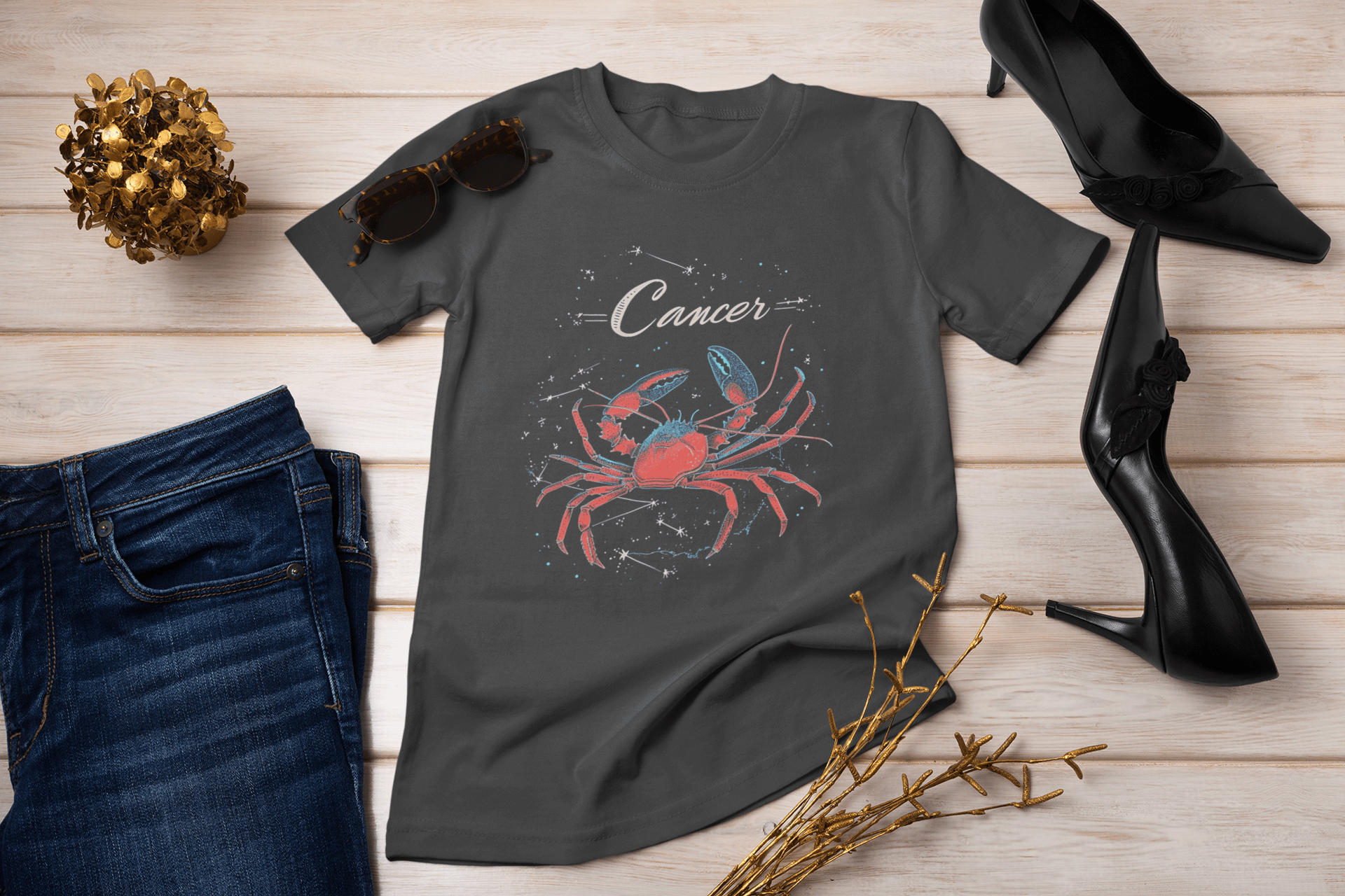 T-Shirt Crab's Haven Cancer T-Shirt