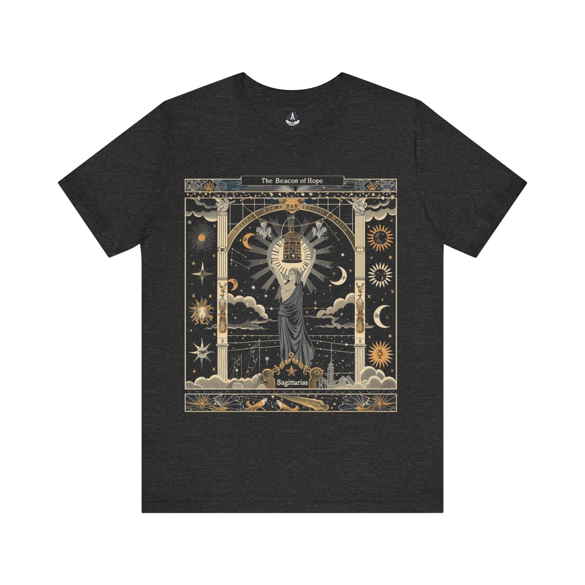 T-Shirt Dark Grey Heather / S Beacon of Hope Sagittarius TShirt