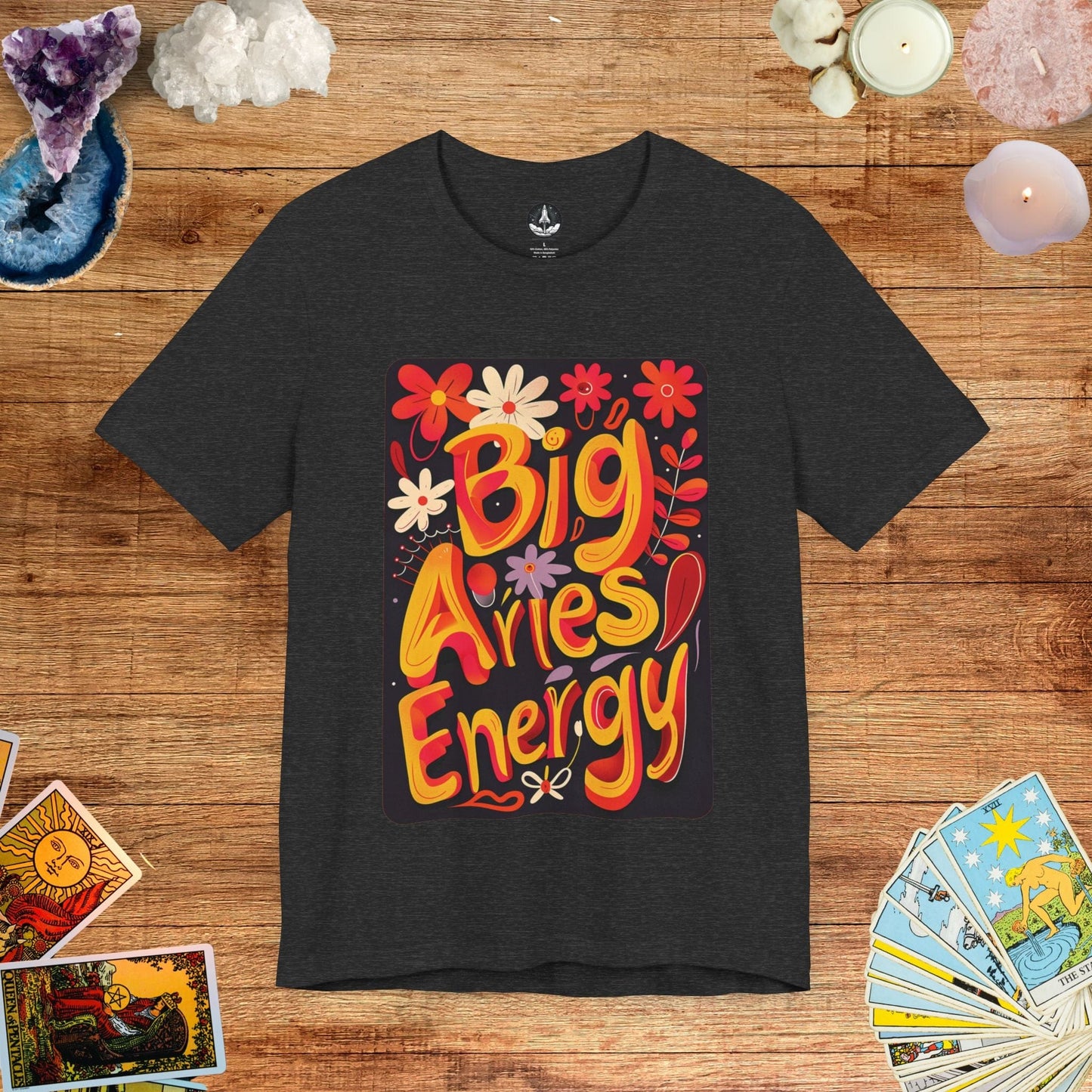 T-Shirt Dark Grey Heather / S Big Aries Energy T-Shirt