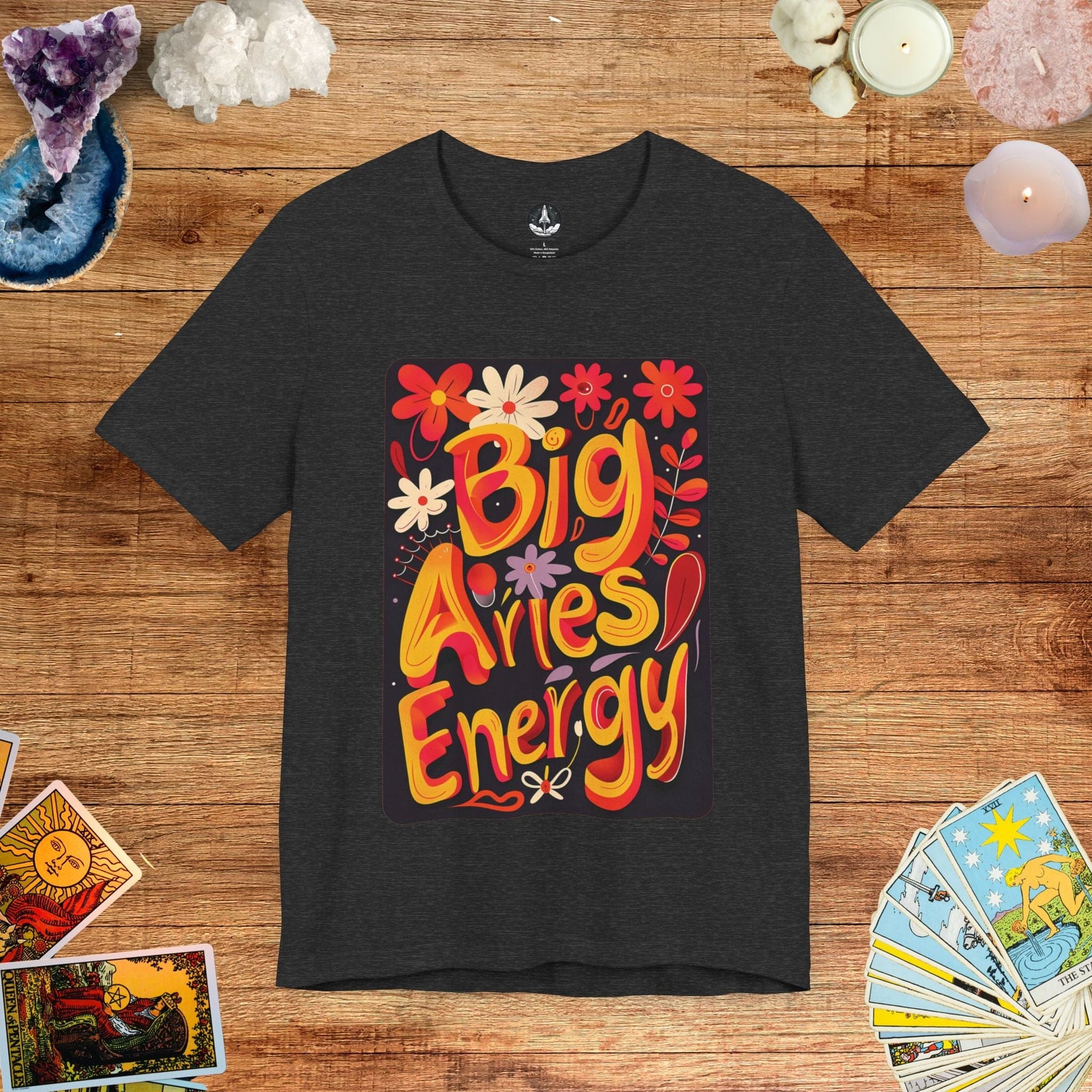 T-Shirt Dark Grey Heather / S Big Aries Energy T-Shirt