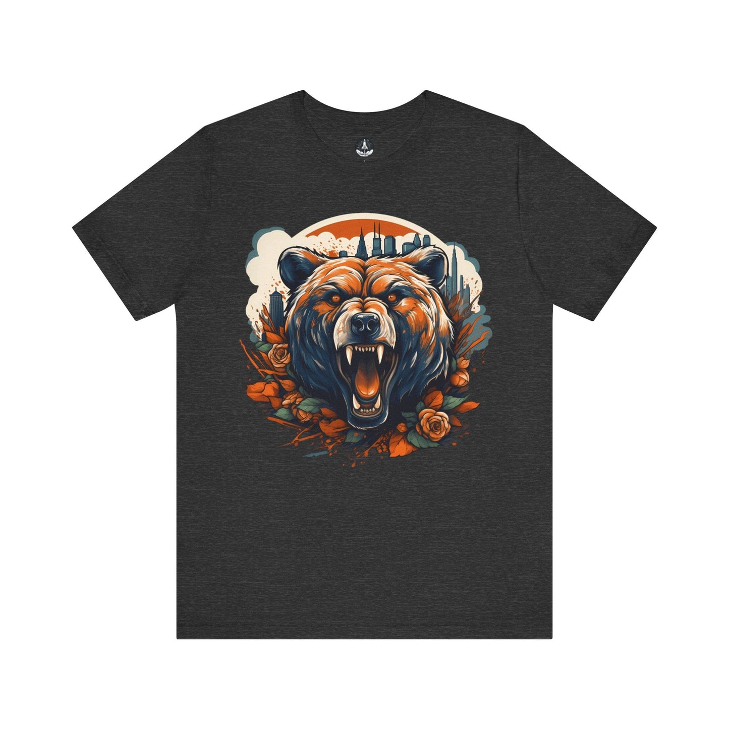 T-Shirt Dark Grey Heather / S Chicago Bears Floral City T-Shirt