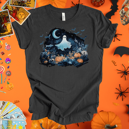 T-Shirt Dark Grey Heather / S Haunting Dreams - Pisces Zodiac T-Shirt - Halloween Limited Edition