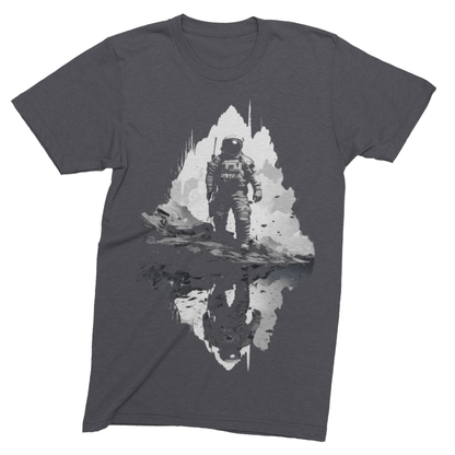 T-Shirt Dark Grey Heather / S Lunar Pioneer: Astronaut on the Moon T-Shirt