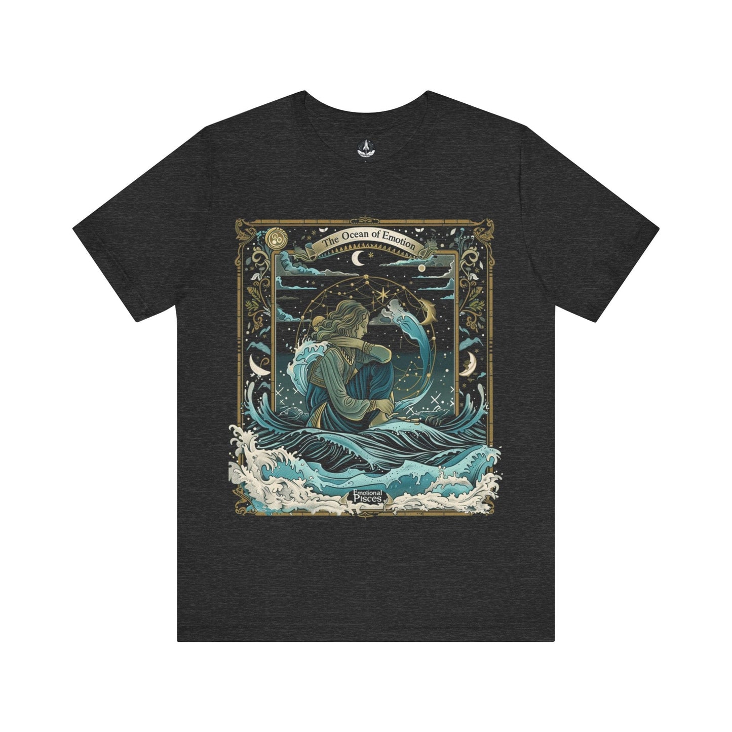 T-Shirt Dark Grey Heather / S Ocean Emotion Pisces T-Shirt