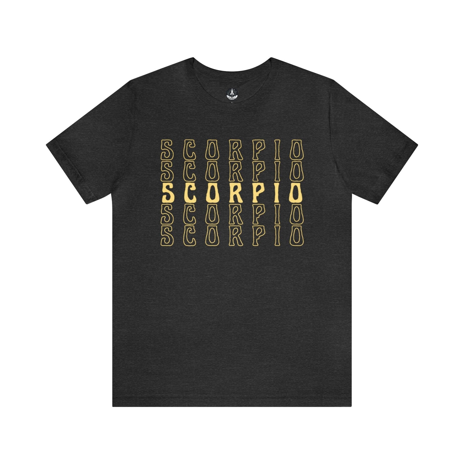T-Shirt Dark Grey Heather / S Scorpio Zodiac Essence T-Shirt: Minimalism for the Enigmatic
