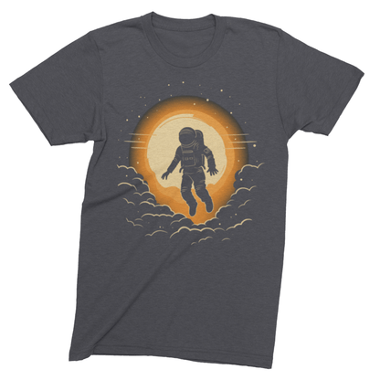 T-Shirt Dark Grey Heather / S Space Odyssey: Astronaut in Zero Gravity T-Shirt