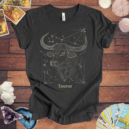 T-Shirt Dark Grey Heather / S Taurus Bull's Grace T-Shirt