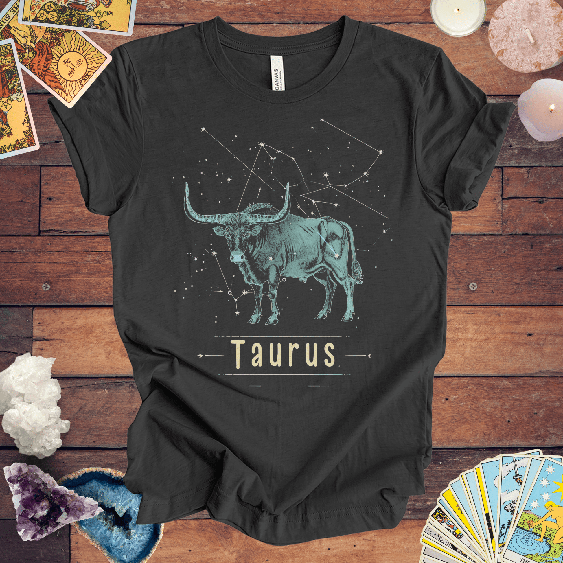 T-Shirt Dark Grey Heather / S Taurus Earth Essence T-Shirt