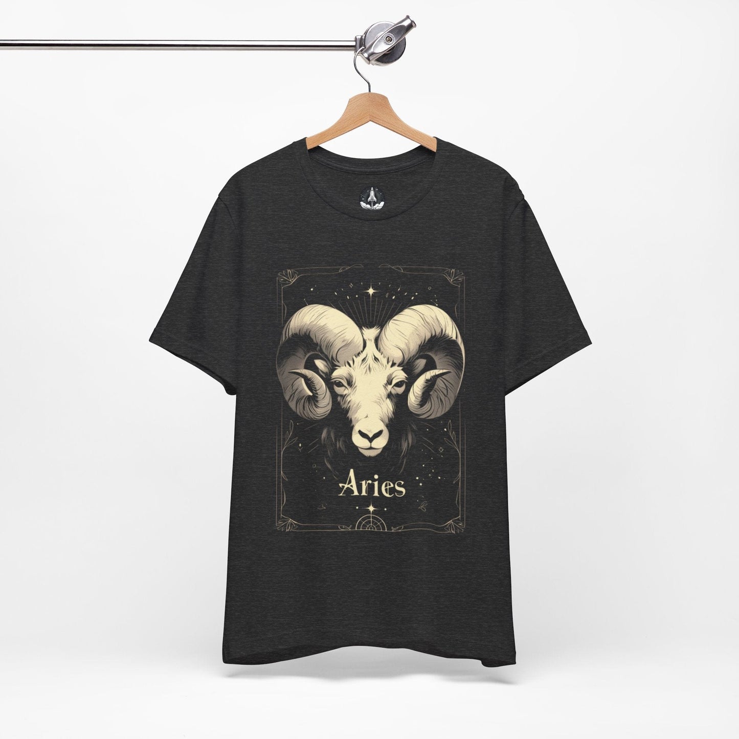 T-Shirt Dark Grey Heather / S The Bold Beginning: Aries Tarot Card T-Shirt