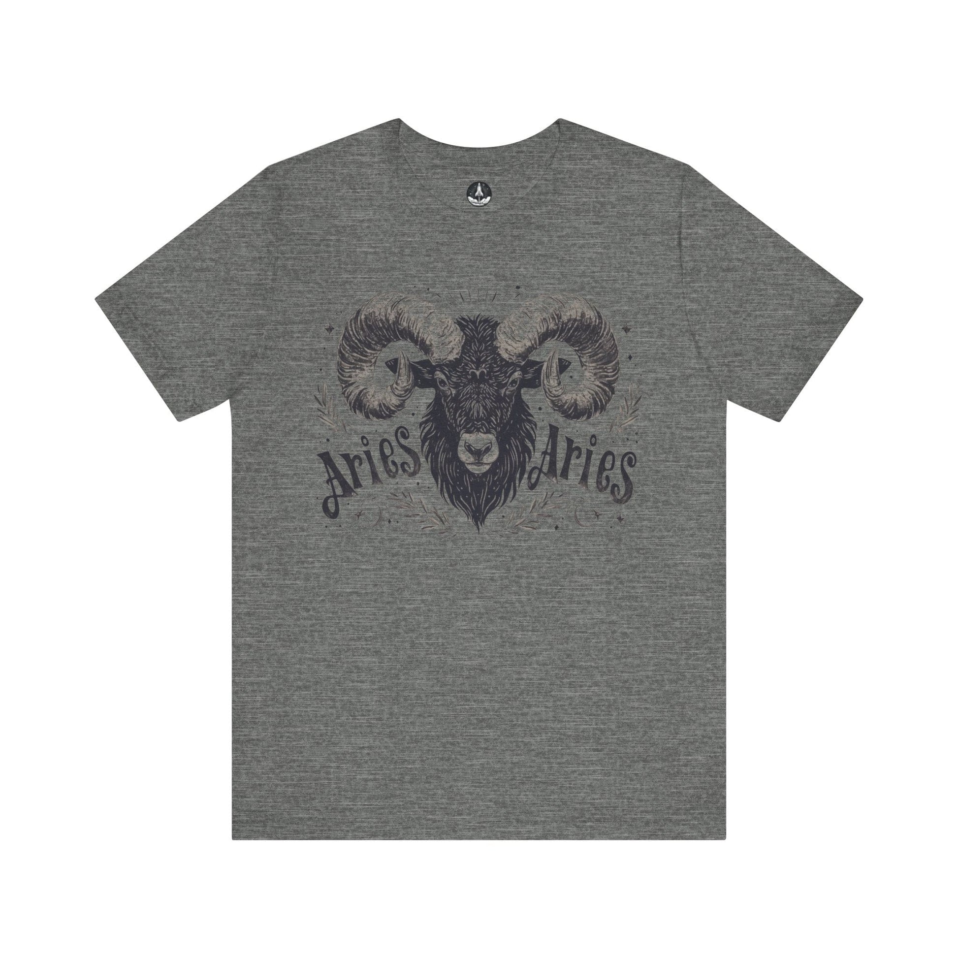 T-Shirt Deep Heather / S Aries Astrology Unisex TShirt: An Ode to the Maverick