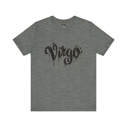 T-Shirt Deep Heather / S Inkwell Virtue Virgo TShirt: Melding Precision with Art
