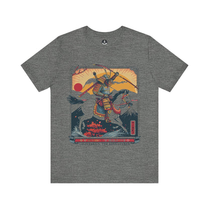 T-Shirt Deep Heather / S Samurai Archer Sagittarius TShirt: Valor in the Journey