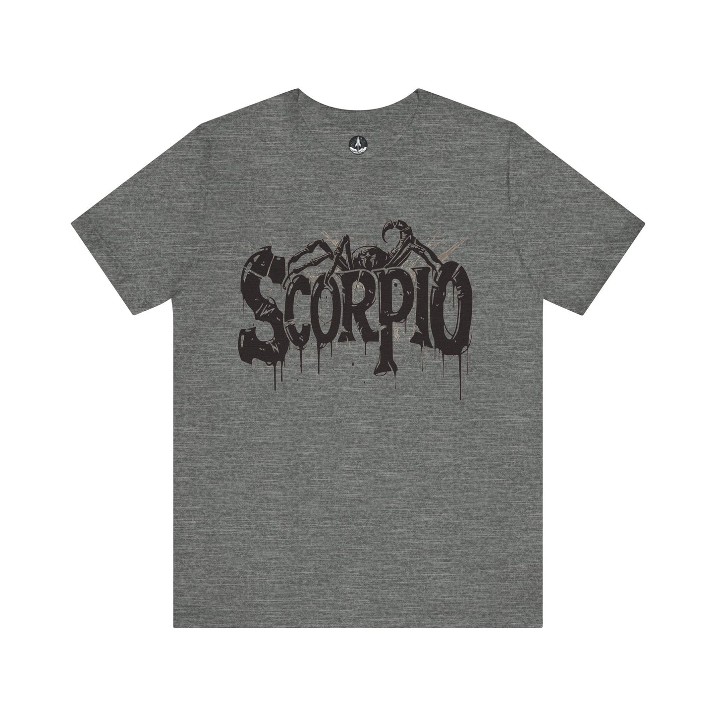 T-Shirt Deep Heather / S Sting of Mystery Scorpio TShirt: Intensity Unleashed