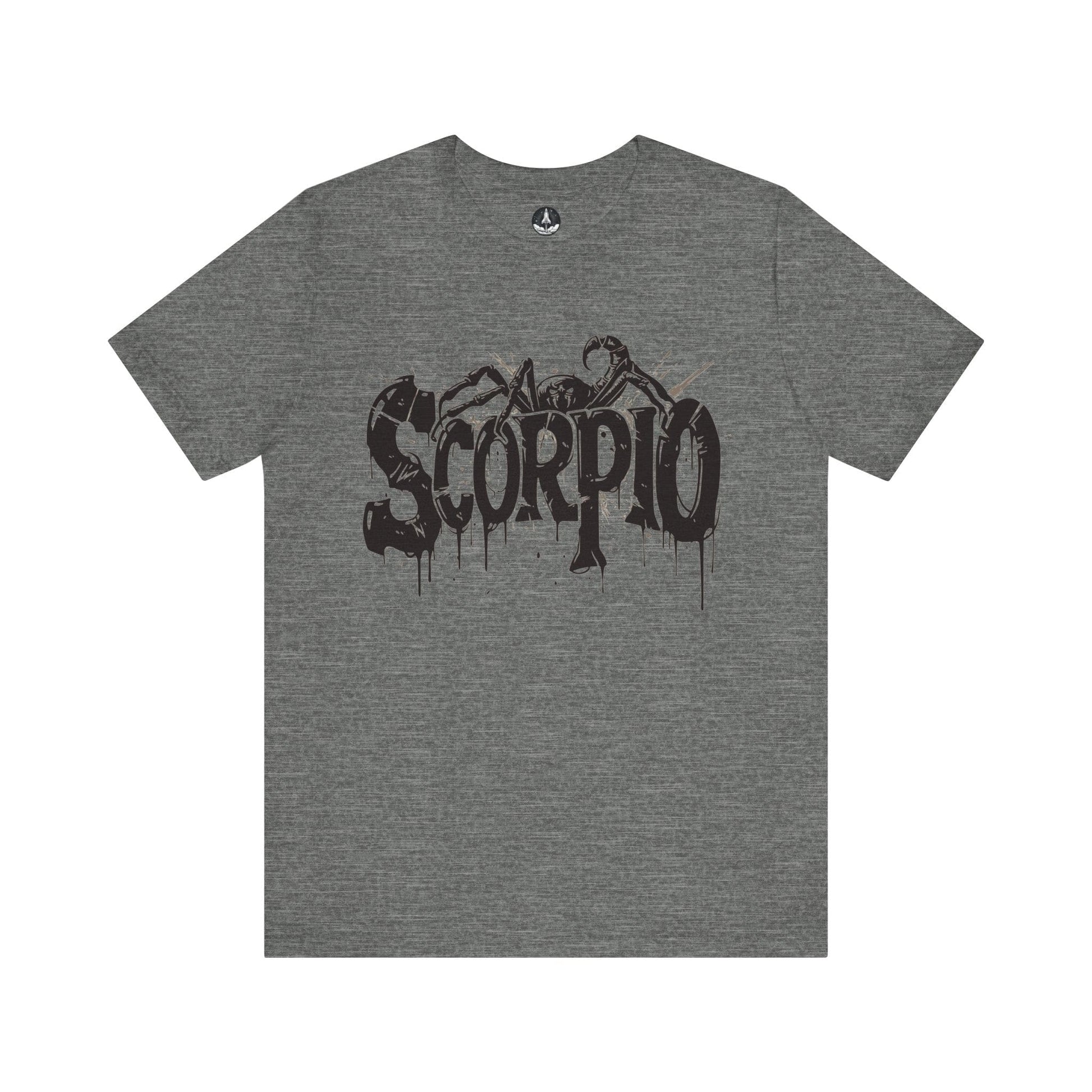 T-Shirt Deep Heather / S Sting of Mystery Scorpio TShirt: Intensity Unleashed