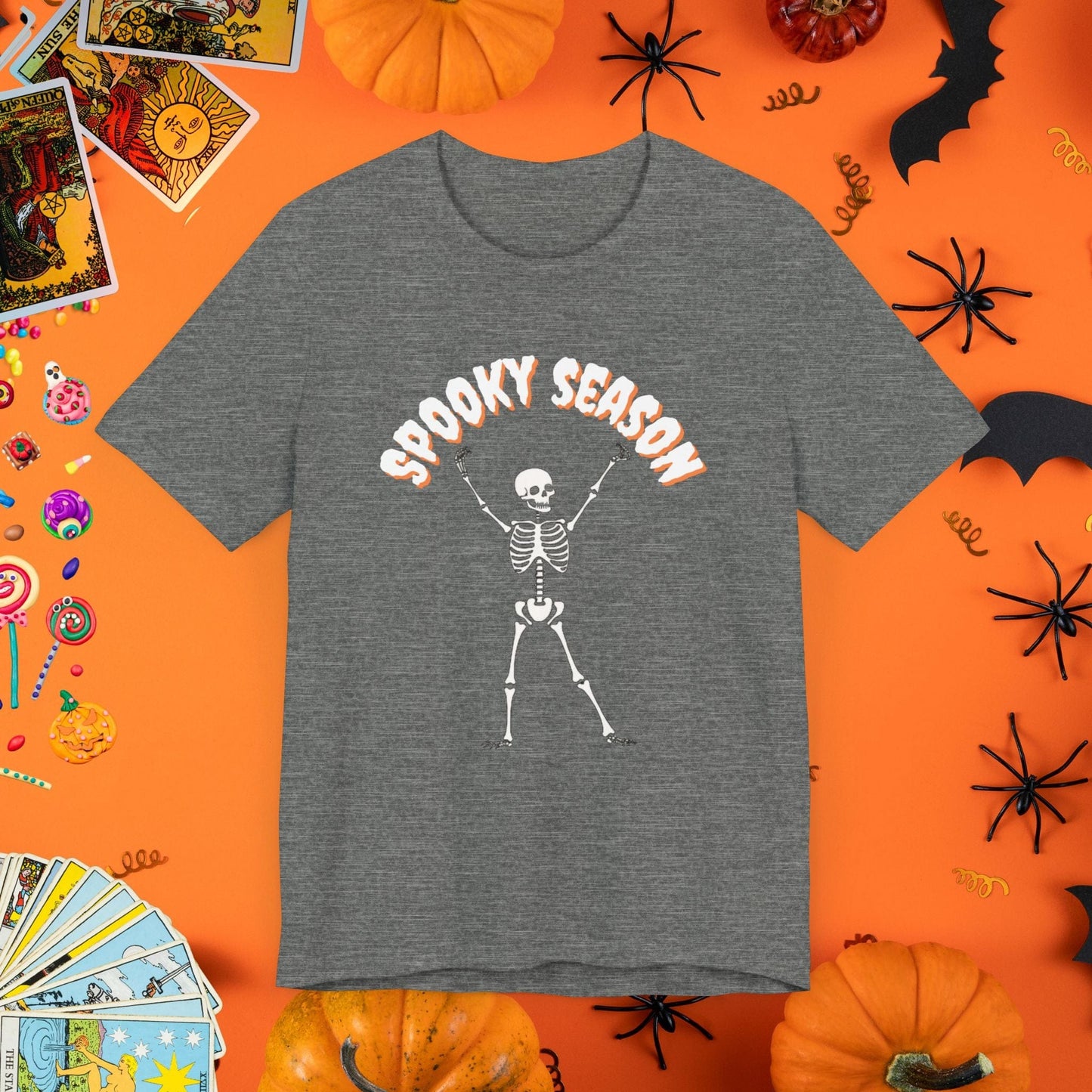 T-Shirt Deep Heather / XS Skeleton Dance Halloween T-Shirt - Halloween Limited Edition