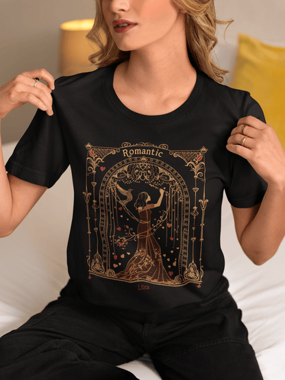 T-Shirt Elegance of Harmony: Libra Tarot Card T-Shirt