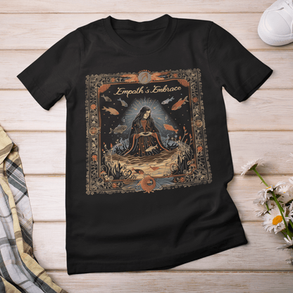 T-Shirt Empaths Embrace: Pisces Tarot Card T-Shirt