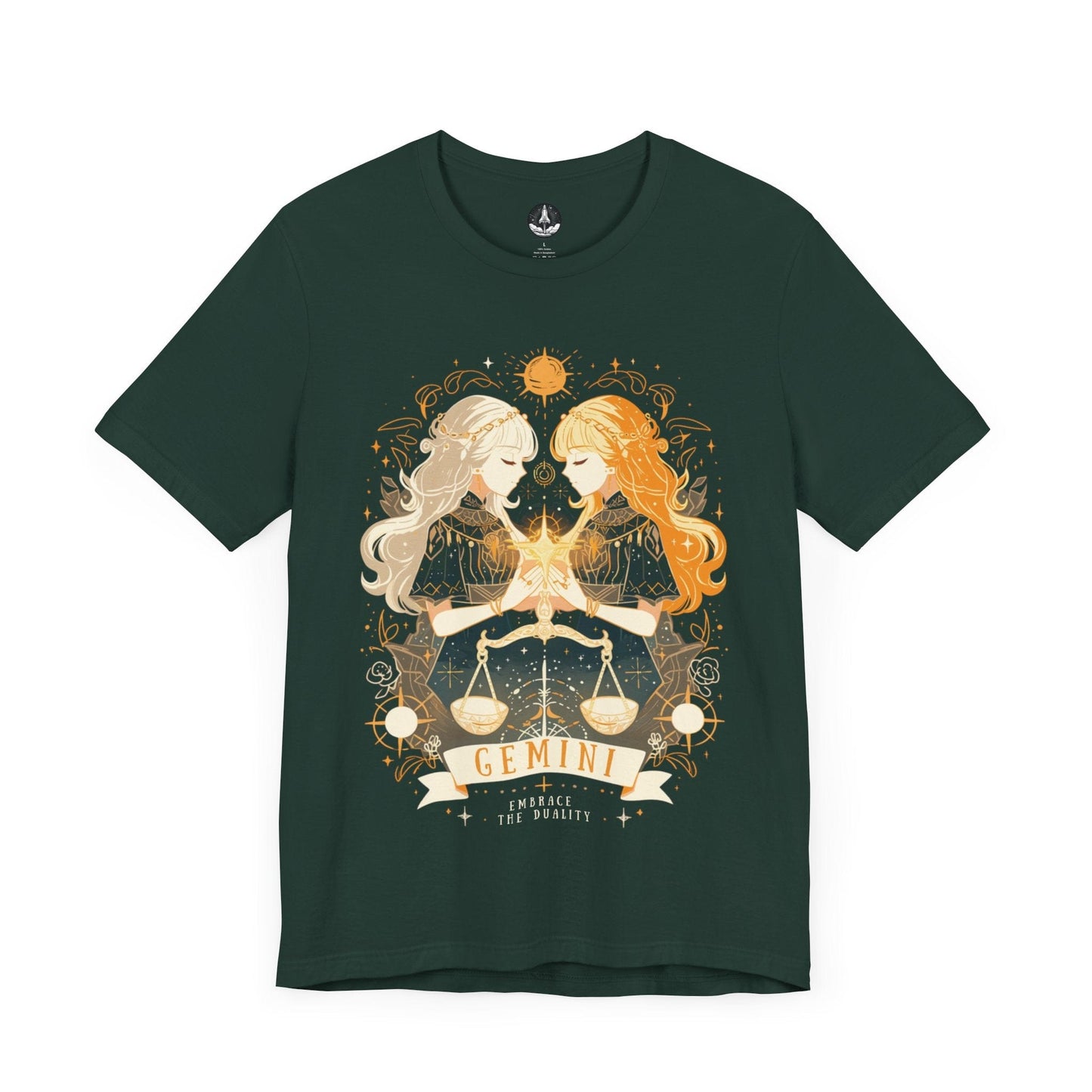 T-Shirt Forest / S Gemini Celestial T-Shirt – Embrace the Duality