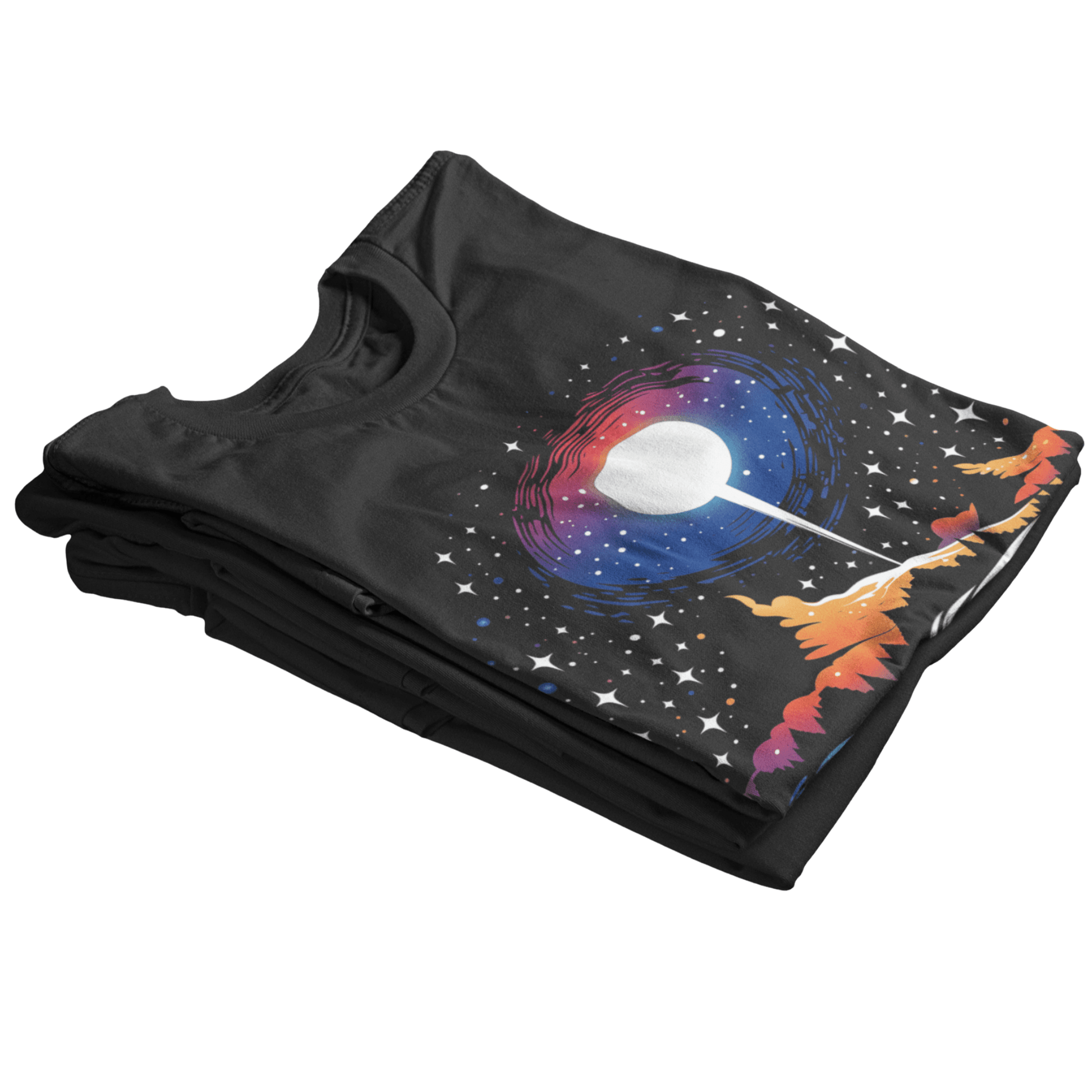 T-Shirt Galactic Mountain: Celestial Serenity T-Shirt