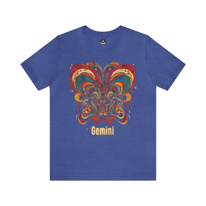 T-Shirt Gemini Abstract Essence T-Shirt: A Vivid Canvas of Duality