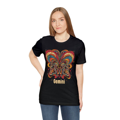 T-Shirt Gemini Abstract Essence T-Shirt: A Vivid Canvas of Duality