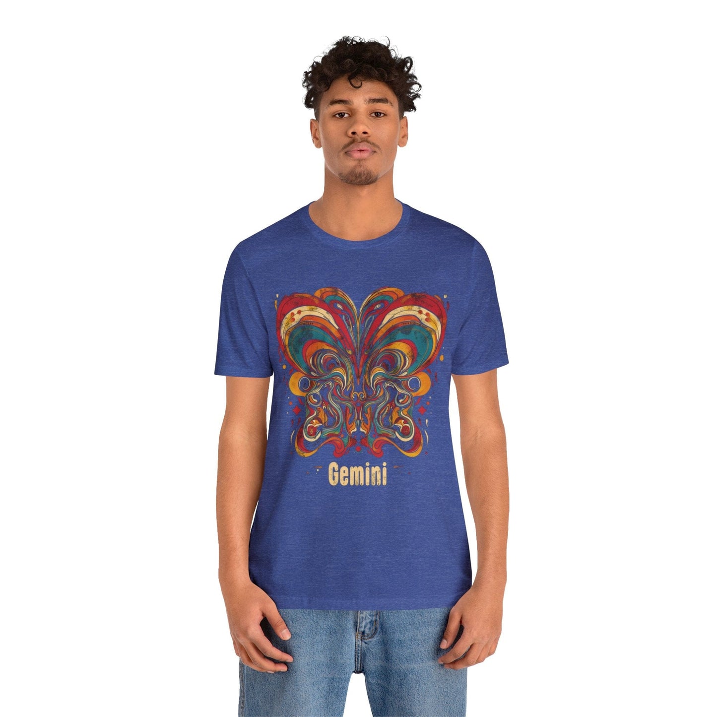 T-Shirt Gemini Abstract Essence T-Shirt: A Vivid Canvas of Duality