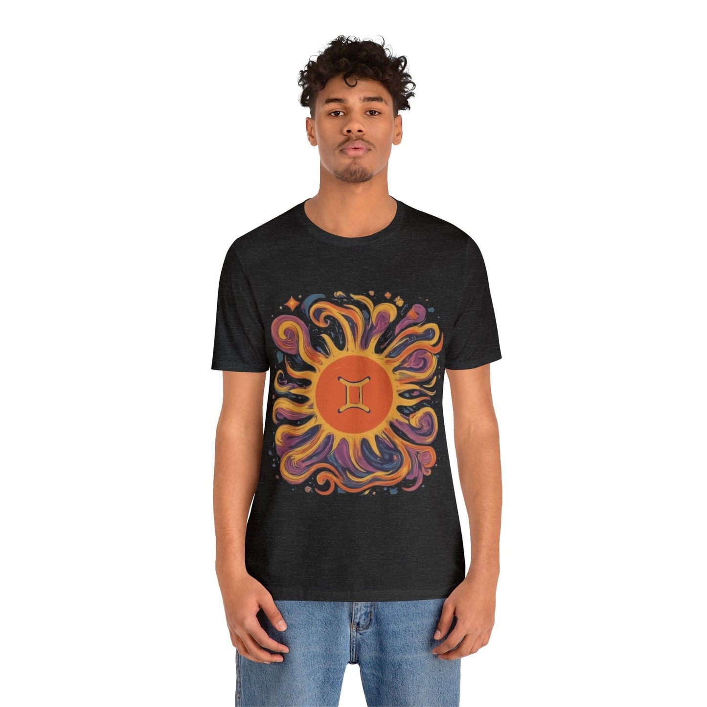 T-Shirt Gemini Solar Harmony Soft T-Shirt: Duality in Design