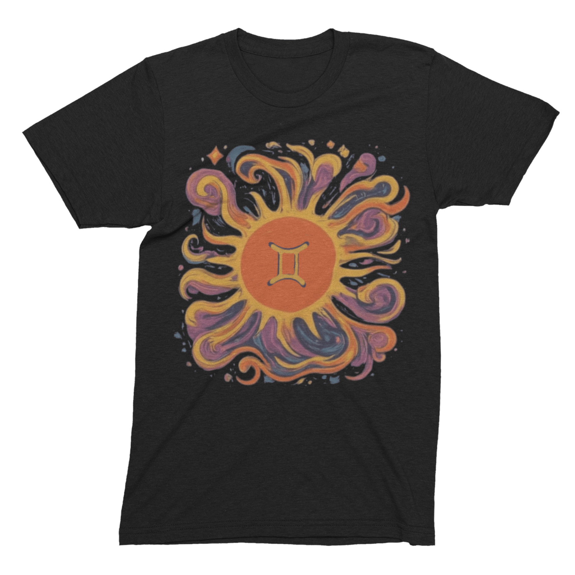 T-Shirt Gemini Solar Harmony Soft T-Shirt: Duality in Design